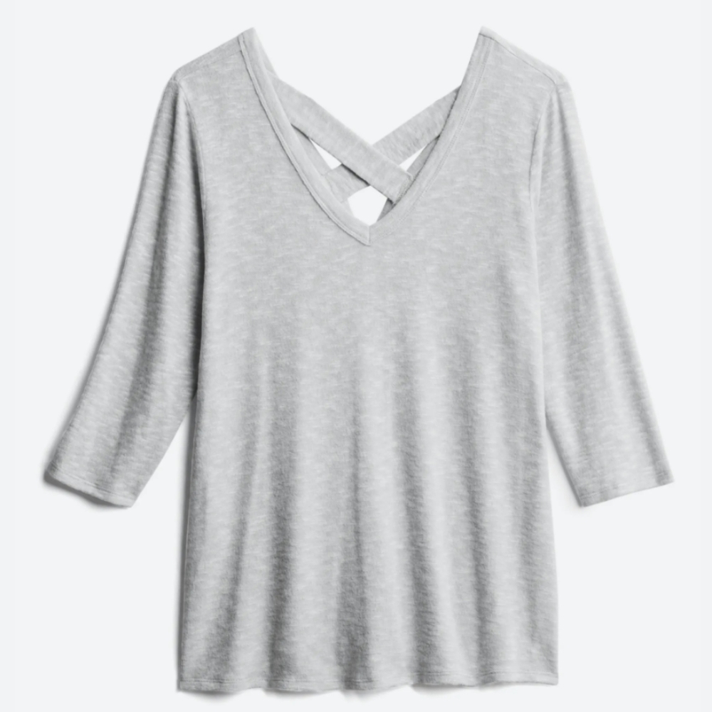Kaleigh back detail knit top
